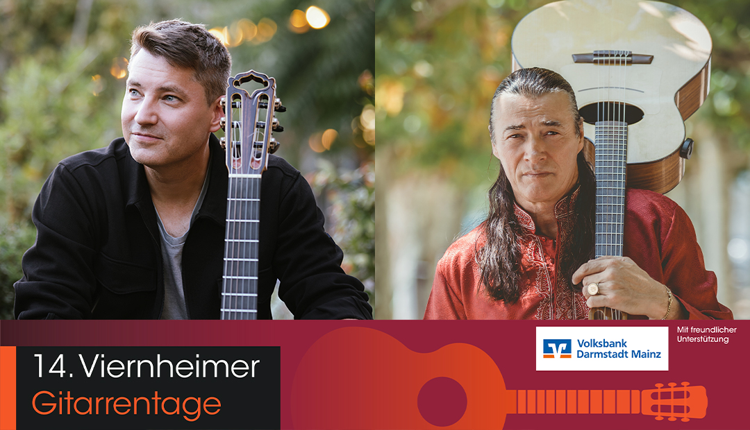 Doppelkonzert von Daniel Stelter und Lulo Reinhardt - 14. Viernheimer Gitarrentage